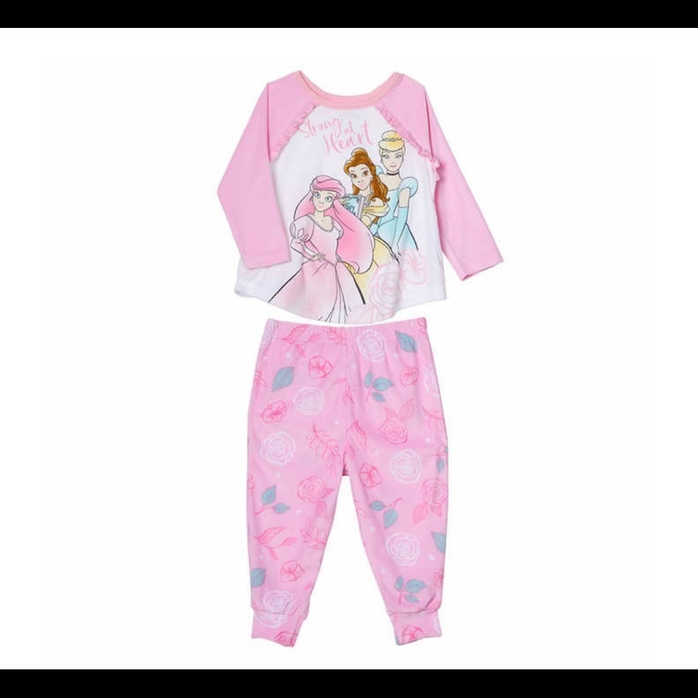 Disney Princess Kids 2-Piece PJ Set size 7